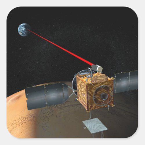 Mars Telecommunications Orbiter Square Sticker