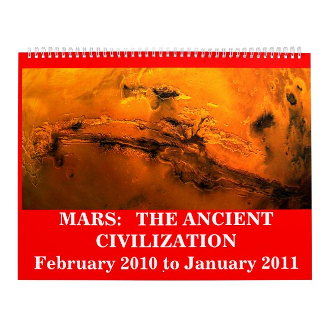 Mars:  the Ancient Civilization Calendar (Cover)