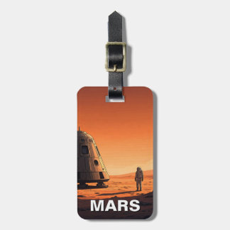 Mars Travel Luggage Tag