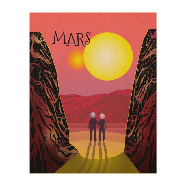 Mars Travel Poster (Front)