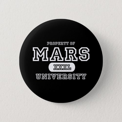 Mars University Dark Pinback Button
