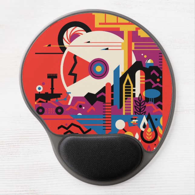 “Mars” – Visions of the Future Gel Mousepad (Front)