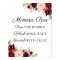 Marsala and Pink Floral Mimosa Bar Sign