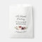 Marsala and Pink Floral Wedding Favor Bags