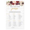 Marsala burgundy floral what is in your purse game