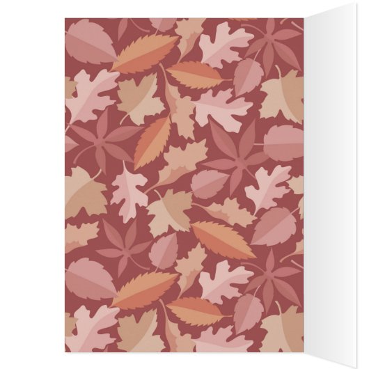 Marsala leaves pattern (Inside (Left))