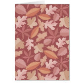 Marsala leaves pattern cards (Front)