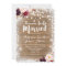 Marsala Winter Snowflakes Holiday Wedding