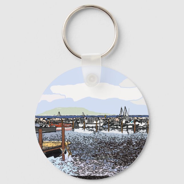  Marseillan South of France   Keychain (Front)