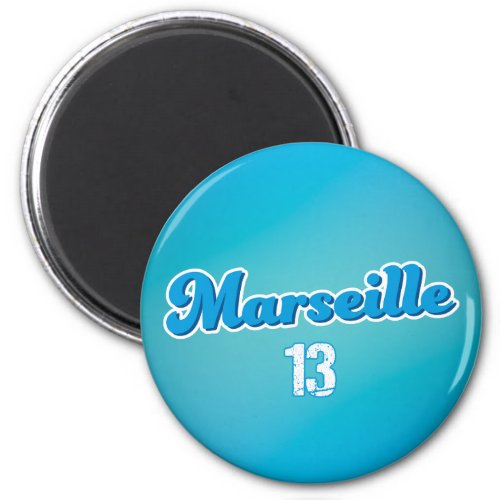 Marseille 13 France Magnet