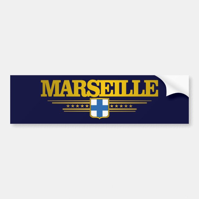 Marseille Bumper Sticker (Front)