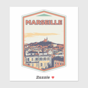 Marseille city France is my proud hometown Sticker