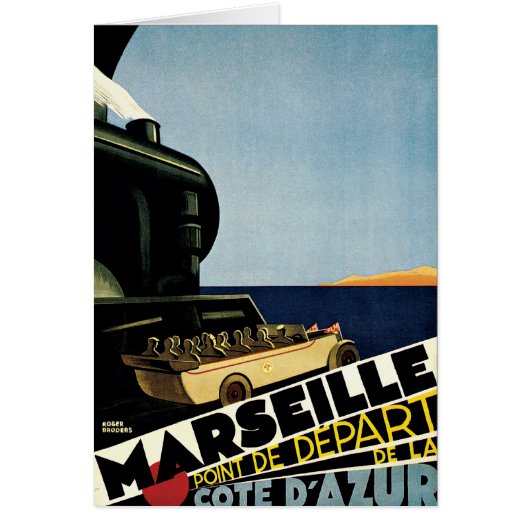 Marseille ~ Cote D'Azur Cards (Front)