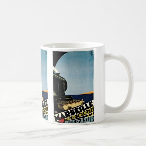 Marseille  Cote DAzur Coffee Mug