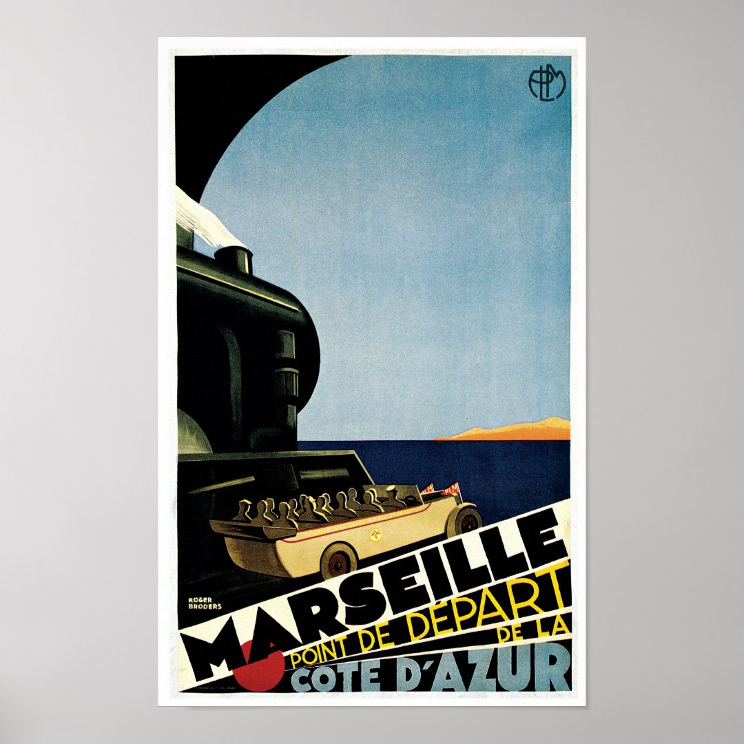 Marseille ~ Cote D'Azur Poster | Zazzle