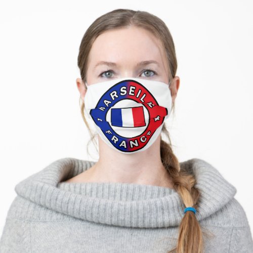 Marseille France Adult Cloth Face Mask