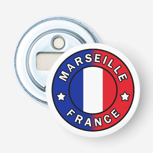 Marseille France Bottle Opener (Front)
