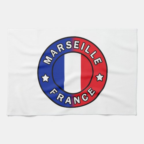 Marseille France Kitchen Towel