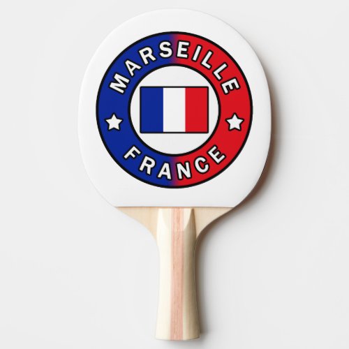 Marseille France Ping Pong Paddle