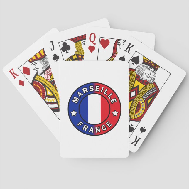 Marseille France Poker Cards (Back)