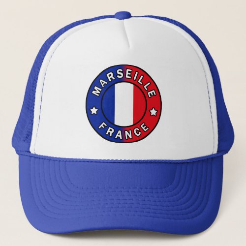 Marseille France Trucker Hat