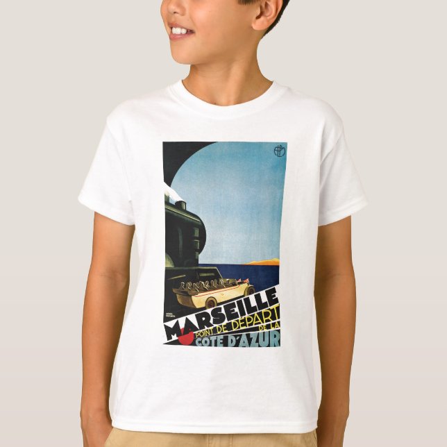 Marseille / Marseille - Cote D Azur France Travel T-Shirt (Front)