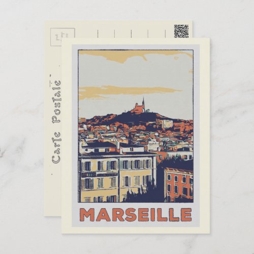 Marseille Notre_Dame_de_la_Garde France Postcard
