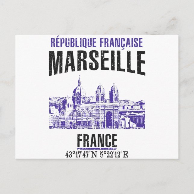 Marseille Postcard (Front)