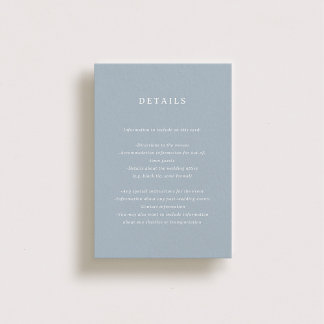 Marseille Wedding Enclosure Card