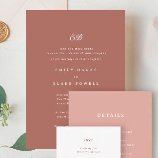 Marseille Wedding Invitation