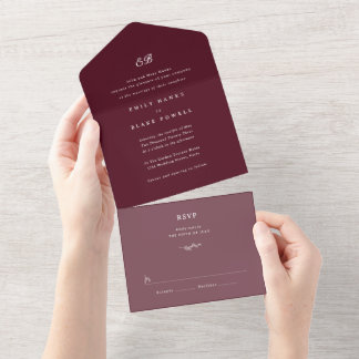 Marseille Wedding Invitation