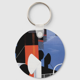 Marseilles Poster Keychain