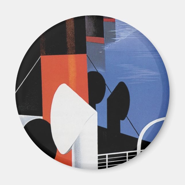 Marseilles Poster Magnet (Front)