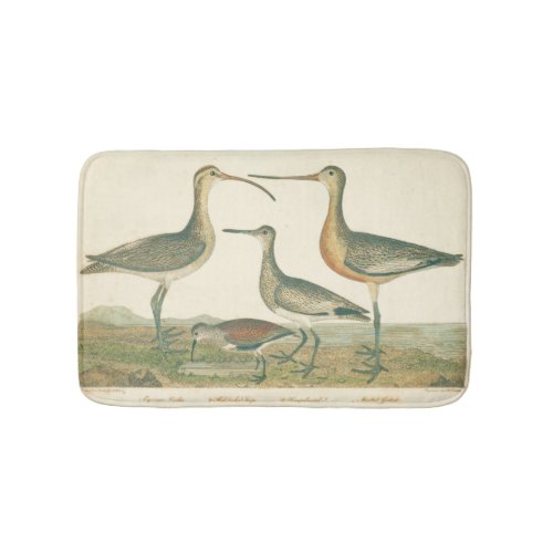 Marsh Bird Curlew Snipe Birding Bath Mat