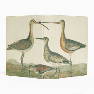 Marsh Bird Curlew Snipe Birding Mini Binder
