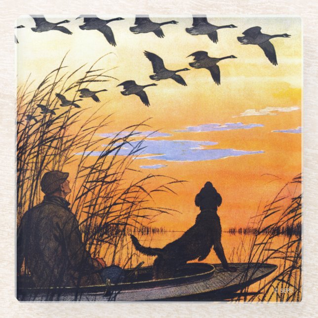 Marsh by Paul Bransom Glass Coaster (Front)