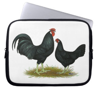 Marsh Daisy Chickens Laptop Sleeve