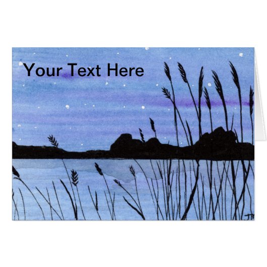 Marsh Grasses Cards (Front Horizontal)