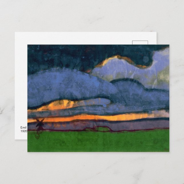 Marsh Landscape with a Mill | Emil Nolde | Postcard (Front/Back)