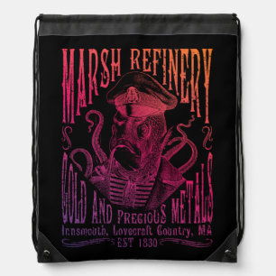 Marsh Refining Company Innsmouth Lovecraft Drawstring Bag