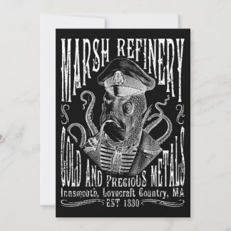 Marsh Refining Company Innsmouth Lovecraft Invitation