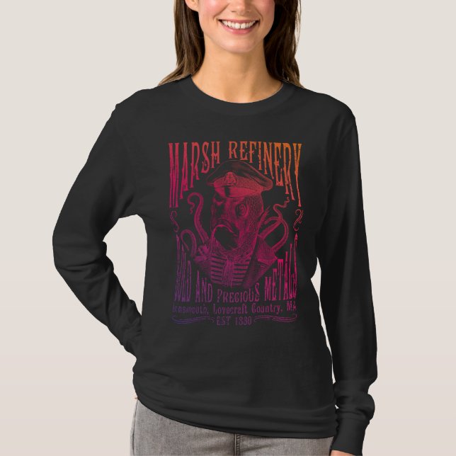 Marsh Refining Company Innsmouth Lovecraft T-Shirt (Front)