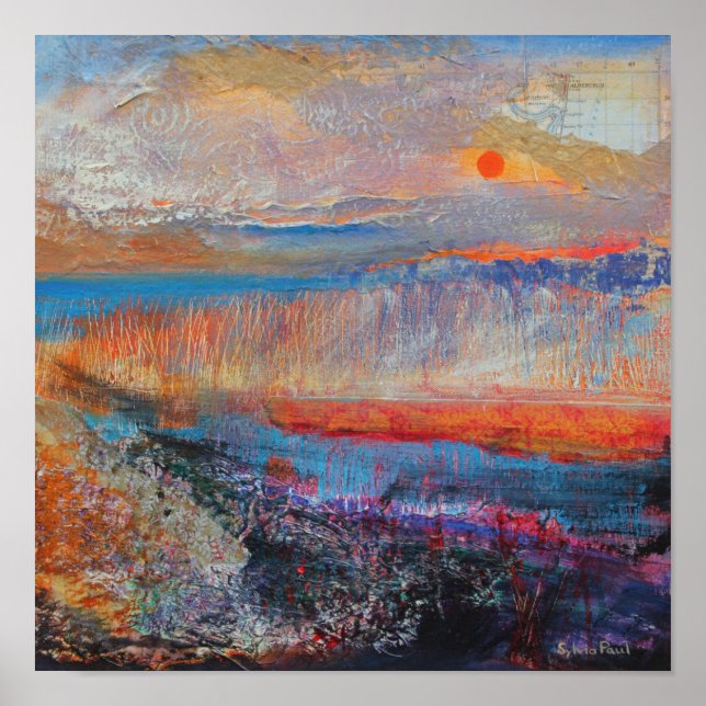 Marsh Sunset 2013 Poster (Front)