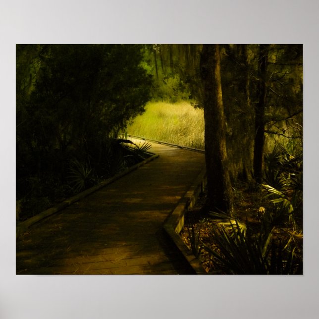 Marsh Walk Poster | Rustic Nature Photography  (Front)