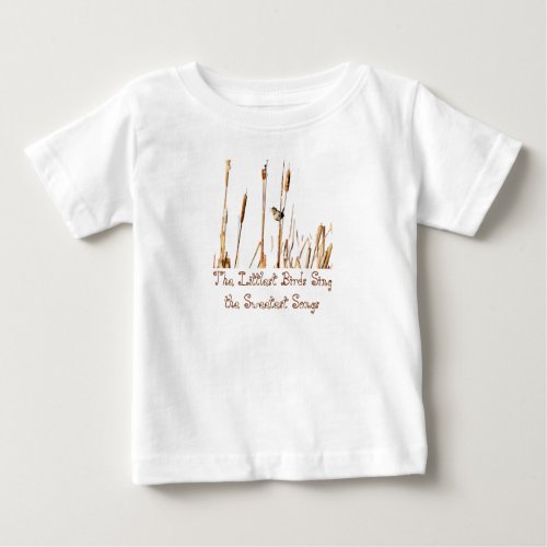 Marsh Wren Songbird Baby T_Shirt