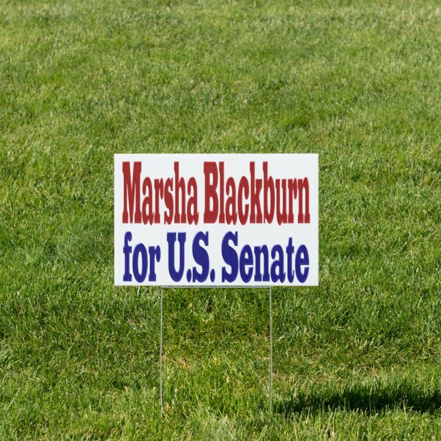 Marsha Blackburn for U.S. Senate Yard Sign (Insitu)