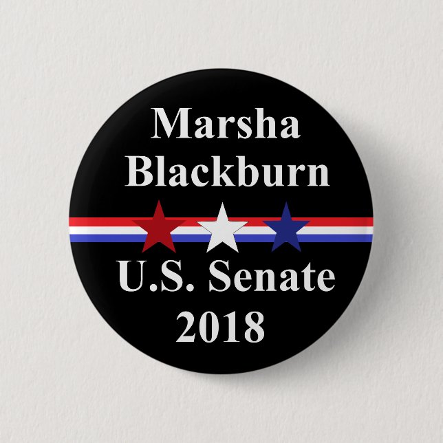 Marsha Blackburn Senate 2018 Tennessee Button (Front)