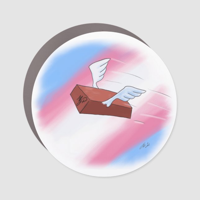 Marsha P. Johnson Sends Her Regards Car Magnet (Front)