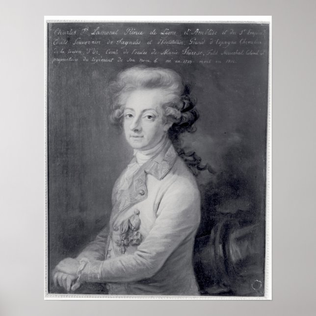 Marshal Charles-Joseph  Prince de Ligne Poster (Front)