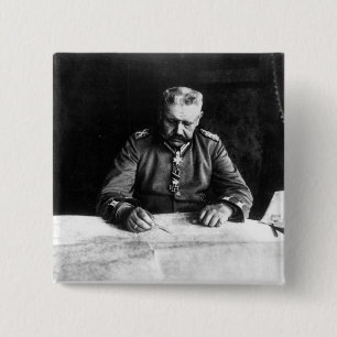Marshal Paul von Hindenburg, 1914 Button